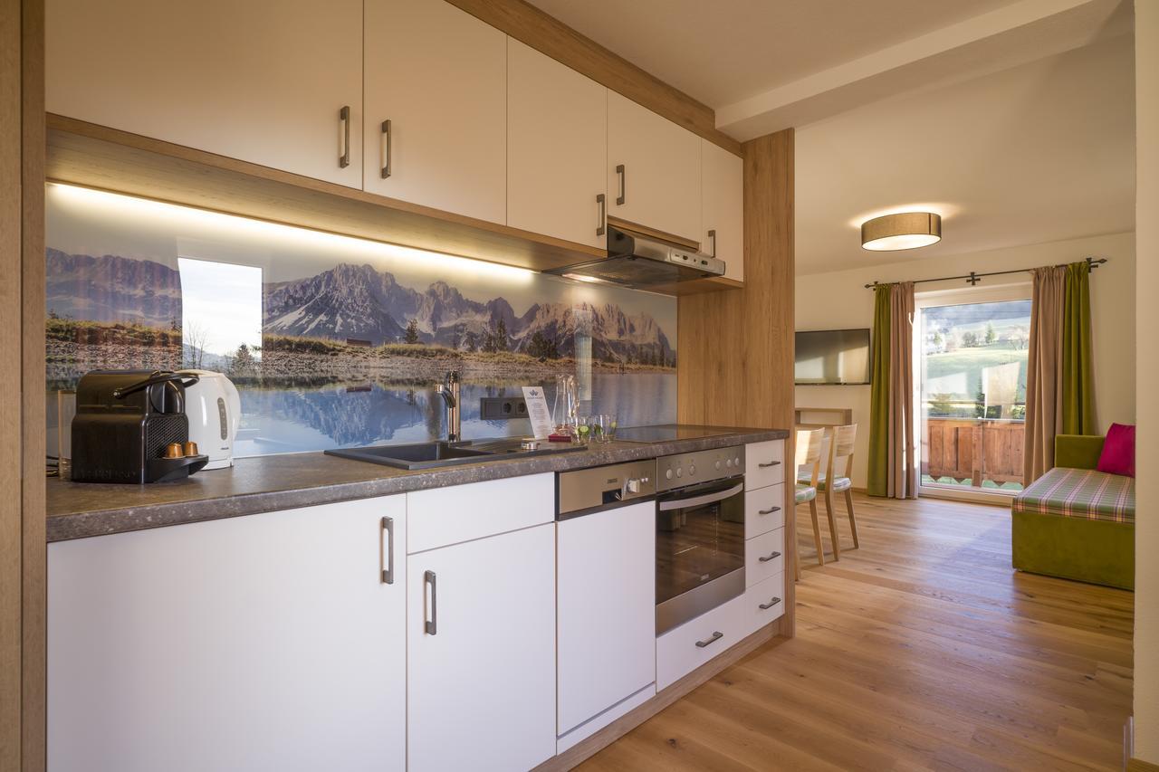 Appartement Schwaiger Scheffau am Wilden Kaiser Bagian luar foto